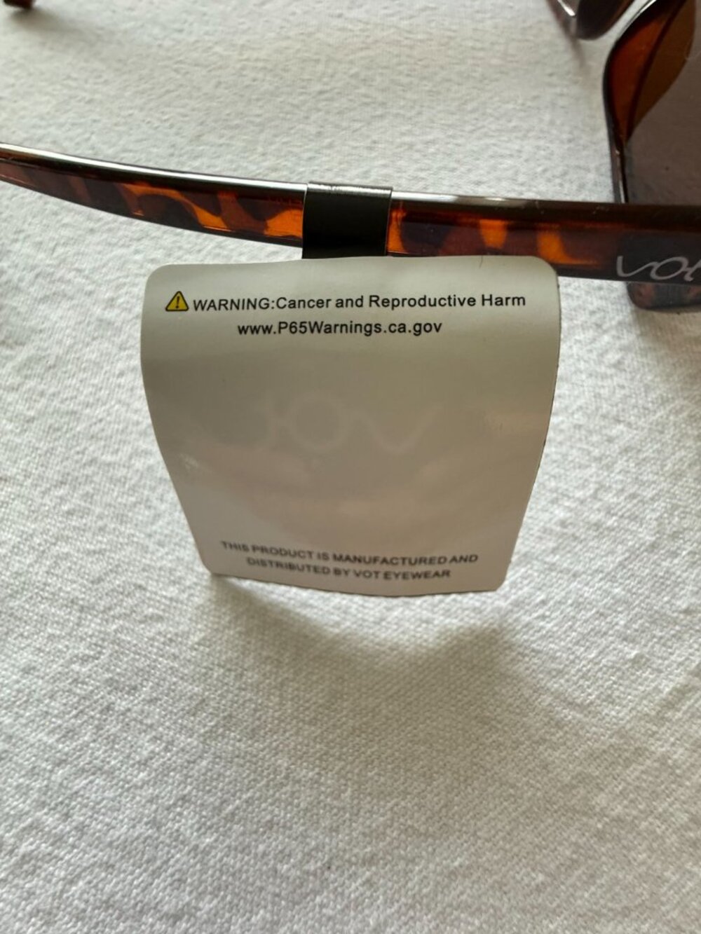 NWT VOT Eyewear Skinny Cat Eye Sunglasses Tortoise Brown Lens Retro 90s Y2K - Picture 5 of 6